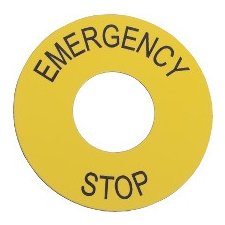 Schneider Electric Schneider ZB2BY9330 Címke gombfejhez felirattal átm:60mm villanyszerelés