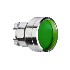 Schneider Electric Schneider ZB4BA36 Harmony fém nyomógomb fej, Ø22, visszatérő, mélyítet, zöld villanyszerelés