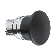 Schneider Electric Schneider ZB4BC2 Harmony fém Ø40 gombafejű nyomógomb fej, Ø22, visszatérő, fekete villanyszerelés