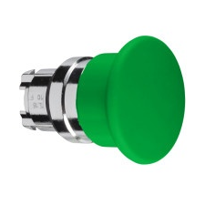 Schneider Electric Schneider ZB4BC3 Harmony fém Ø40 gombafejű nyomógomb fej, Ø22, visszatérő, zöld villanyszerelés