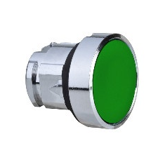 Schneider Electric Schneider ZB4BPA3 Harmony fém nyomógomb fej, Ø22, visszatérő, gumisapkás, zöld villanyszerelés