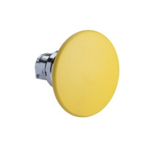Schneider Electric Schneider ZB4BR5 Harmony fém nyomógomb fej, Ø22, visszatérő, Ø60 gombafejű, sárga villanyszerelés