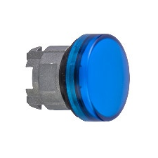 Schneider Electric Schneider ZB4BV063 Harmony fém jelzőlámpa fej, Ø22, LED jelzőlámpához, kék villanyszerelés