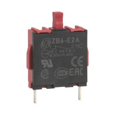 Schneider Electric Schneider ZB6E1A Harmony XB6 Érintkezőblokk 1 NO, ezüstözött villanyszerelés