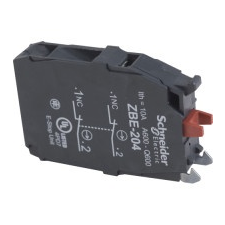 Schneider Electric Schneider ZBE204 Harmony XB4/XB5 érintkező blokk, 2NC, csavaros csatlakozó villanyszerelés