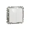 Schneider Electric Sedna Design Csillárkapcsoló, rugós bekötés, 10AX, (105), fehér