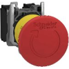 Schneider Electric XB5AS8442 Vészkikapcsoló nyomógomb Fém előlapi gyűrű, vészkikapcsolóval, kerek, visszaállítható, reteszelhető 120 V/AC 6 A 1 nyitó (XB5AS8442)
