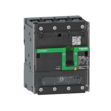 Schneider Electric Zrt. Compact NSXm 70kA TM100D megszakító 4P/4T síncsatlakozókkal C11H4TM100B Schneider villanyszerelés