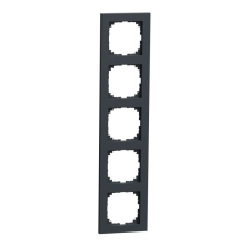 Schneider Electric Zrt. MERTEN M-Pure ötös keret, antracit MEG4050-3614 Schneider villanyszerelés