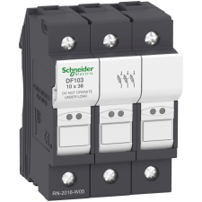 Schneider Electric Zrt. Schneider biztosíték tartó 3P 32A biztosítékhoz,DF103 villanyszerelés