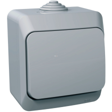Schneider Electric Zrt. Schneider Cedar egypólusú kapcsoló, IP44, szürke -101 (Plus) villanyszerelés