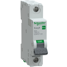 Schneider Electric Zrt. Schneider Easy9 Pro kismegszakító 1P B 25A (EZ9F27125) villanyszerelés