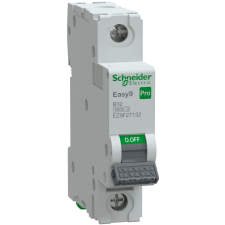 Schneider Electric Zrt. Schneider Easy9 Pro kismegszakító 1P B 32A (EZ9F27132) villanyszerelés