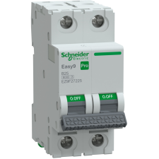 Schneider Electric Zrt. Schneider Easy9 Pro kismegszakító 2P B 25A (EZ9F27225) villanyszerelés