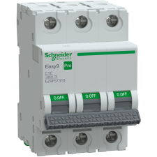 Schneider Electric Zrt. Schneider Easy9 Pro kismegszakító 3P C 10A (EZ9F57310) villanyszerelés