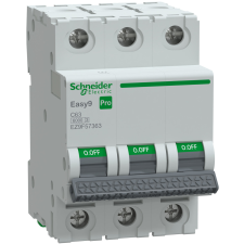 Schneider Electric Zrt. Schneider Easy9 Pro kismegszakító 3P C 63A (EZ9F57363) villanyszerelés