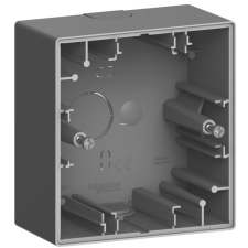 Schneider Electric Zrt. Schneider Merten egyes kiemelődoboz, acél (System Design) villanyszerelés
