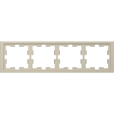 Schneider Electric Zrt. Schneider Merten négyes keret, szahara (System Design) villanyszerelés