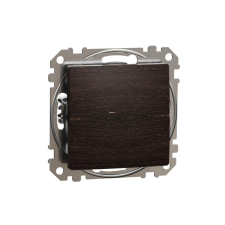 Schneider Electric Zrt. Schneider Sedna egypólusú kapcsoló, rugós bekötés, 10AX, (101), wenge villanyszerelés