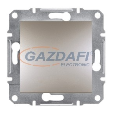 SCHNEIDER EPH0700169 ASFORA Egypólusú nyomókapcsoló, rugós bekötés, bronz (101N) villanyszerelés