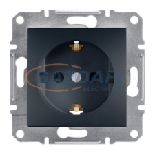 SCHNEIDER EPH2900271 ASFORA 2P+F csatlakozóaljzat, gyermekvédelemmel, csavaros, antracit villanyszerelés