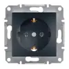 SCHNEIDER EPH2900271 ASFORA 2P+F csatlakozóaljzat, gyermekvédelemmel, csavaros, antracit