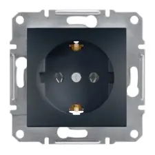 SCHNEIDER EPH2900271 ASFORA 2P+F csatlakozóaljzat, gyermekvédelemmel, csavaros, antracit villanyszerelés