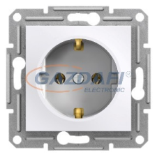 SCHNEIDER EPH2970121 ASFORA 2P+F csatlakozóaljzat, csavaros, keret nélkül, fehér (120db) villanyszerelés