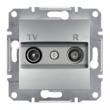 SCHNEIDER EPH3300261 ASFORA TV/R aljzat, átmenő, 4 dB, alumínium villanyszerelés
