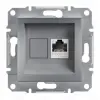 SCHNEIDER EPH4700162 ASFORA 1xRJ45 Cat6 UTP aljzat, acél