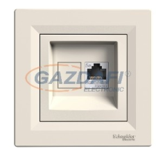 SCHNEIDER EPH5000123 ASFORA 1xRJ45 Cat5e STP aljzat, bézs villanyszerelés
