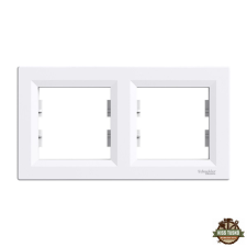 SCHNEIDER EPH5800221 ASFORA Vízszintes, fehér 2-es keret villanyszerelés