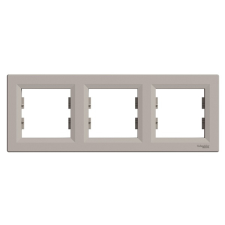 SCHNEIDER eph5800369 asfora vízszintes bronz hármas keret villanyszerelés
