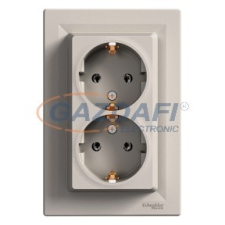 SCHNEIDER EPH9900169 ASFORA 2x2P+F csatlakozóaljzat, csavaros, bronz villanyszerelés