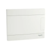 SCHNEIDER EZ9EUB108 EASY9 EU Kiselosztó, 8 modul, PE+N sínnel, teli ajtóval, süllyesztett