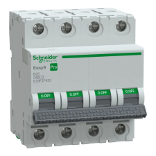 SCHNEIDER EZ9F27425 EASY9 PRO Kismegszakító, 4P, B, 25A villanyszerelés