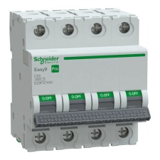 SCHNEIDER EZ9F57450 EASY9 PRO Kismegszakító, 4P, C, 50A villanyszerelés