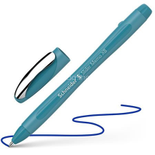SCHNEIDER Golyóstoll, 0,7 mm, kupakos, SCHNEIDER &quot;Slider Memo XB&quot;, pávakék toll