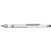 SCHNEIDER Golyóstoll, 0,7 mm, nyomógombos, érintőképernyőhöz, fehér-ezüst tolltest, SCHNEIDER "Epsilon Touch XB", kék