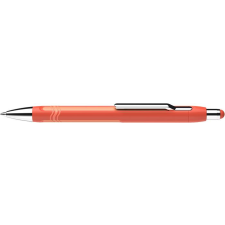 SCHNEIDER Golyóstoll, 0,7 mm, nyomógombos, érintőképernyőhöz, narancs tolltest, SCHNEIDER Epsilon XB , kék toll
