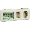 SCHNEIDER KNB32CP Leágazódoboz, 32 A, üres, két konektorral