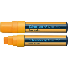 SCHNEIDER Krétamarker, 5-15 mm, SCHNEIDER "Maxx 260", narancssárga filctoll, marker