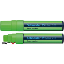 SCHNEIDER Krétamarker, 5-15 mm, SCHNEIDER &quot;Maxx 260&quot;, világos zöld filctoll, marker