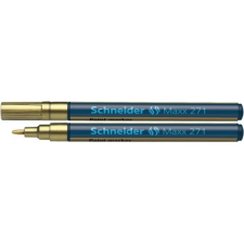 SCHNEIDER Lakkmarker, 1-2 mm, SCHNEIDER &quot;Maxx 271&quot;, arany filctoll, marker