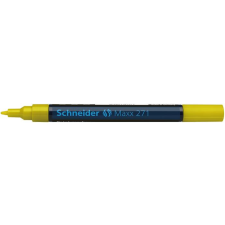 SCHNEIDER Lakkmarker, 1-2 mm, SCHNEIDER &quot;Maxx 271&quot;, sárga filctoll, marker