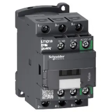  SCHNEIDER LC1D18BNE TESYS D kontaktor GREEN-3P 440V 18A 24VAC villanyszerelés