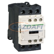  SCHNEIDER LC1D25ED DC mágneskapcsoló, 11kW/25A (400V, AC3), csavaros csatlakozás, 1Z+1NY villanyszerelés