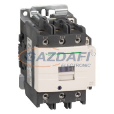  SCHNEIDER LC1D80M7 AC mágneskapcsoló, 37kW/80A (400V, AC3), csavaros csatlakozás, 1Z+1NY villanyszerelés