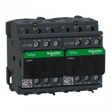 SCHNEIDER LC2D09E7 AC irányváltó, 4kW/9A (400V, AC3), csavaros csatlakozás, 1Z+1NY villanyszerelés