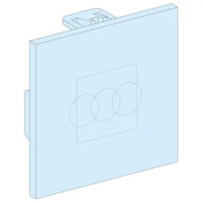SCHNEIDER LVS03907 Takarólemez 72x72mm villanyszerelés